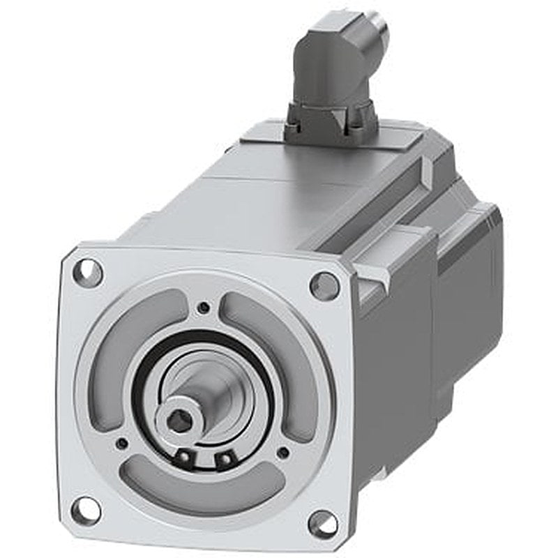 SIMOTICS S-1FK2 CT servo motor M0=2.4 Nm; PN = 0.75 kW at nN=3000 rpm (380-480 V); PN = 0.375 kW at nN=1500 rpm (200-240 V); with holding brake; degree of protection IP64; cylindrical shaft D14 x 30 mm; absolute encoder 22-bit + 12-bit multiturn (encoder AM22DQC); with OCC interface; plug size M17, rotatable;