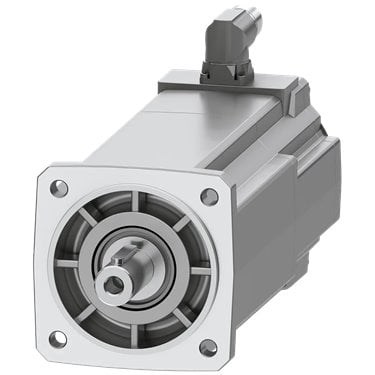 SIMOTICS S-1FK2 CT servo motor M0=6 Nm; PN = 1.45 kW at nN=3000 rpm (380-480 V); PN = 0.86 kW at nN=1500 rpm (200-240 V); with holding brake; degree of protection IP64; shaft D19x40 mm with feather key; absolute encoder 22-bit + 12-bit multiturn (encoder AM22DQC); with OCC interface; plug size M17, rotatable;
