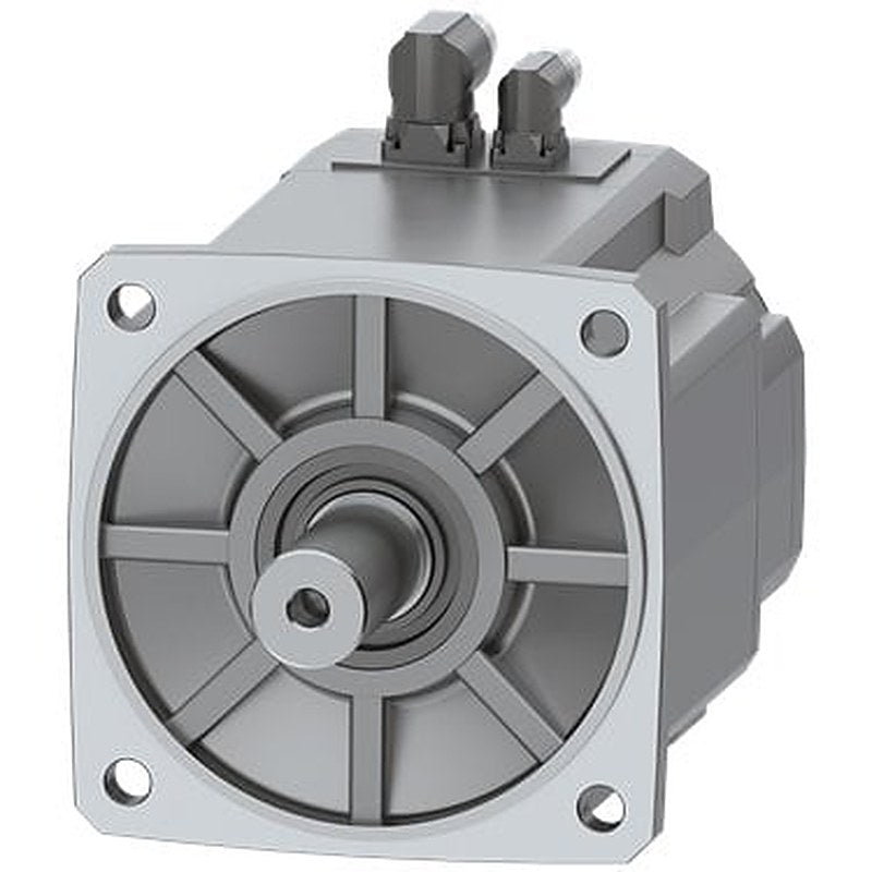 SIMOTICS S-1FK2 CT servo motor M0=30 Nm; PN = 5.5 kW at nN=2000 rpm (380-480 V); PN = 3.2 kW at nN=1000 rpm (200-240 V); degree of protection IP65; cylindrical shaft D38x80 mm; absolute encoder 22-bit + 12-bit multiturn (encoder AM22DQC); with DRIVE-CLiQ plug M17; power connector size M23;