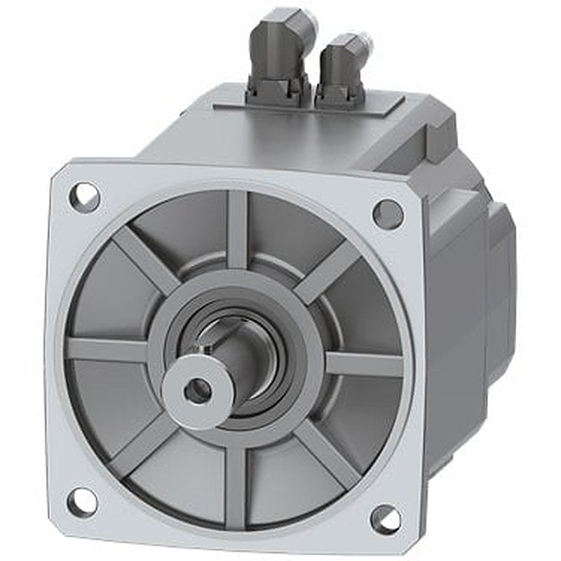 SIMOTICS S-1FK2 CT servo motor M0=30 Nm; PN = 5.5 kW at nN=2000 rpm (380-480 V); PN = 3.2 kW at nN=1000 rpm (200-240 V); degree of protection IP65; shaft D38x80 mm with feather key; absolute encoder single-turn 22-bit (encoder AS22DQC); with DRIVE-CLiQ plug M17; power connector size M23;