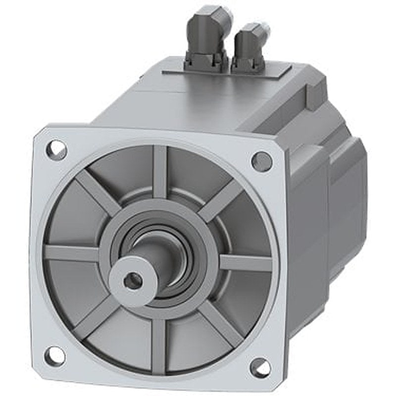 SIMOTICS S-1FK2 CT servo motor M0=30 Nm; PN = 5.5 kW at nN=2000 rpm (380-480 V); PN = 3.2 kW at nN=1000 rpm (200-240 V); with holding brake; degree of protection IP65; cylindrical shaft D38x80 mm; absolute encoder 22-bit + 12-bit multiturn (encoder AM22DQC); with DRIVE-CLiQ plug M17; power connector size M23;