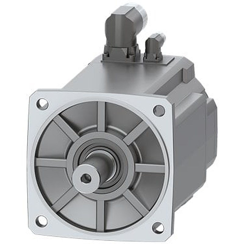 SIMOTICS S-1FK2 CT servo motor M0=50 Nm; PN = 7.1 kW at nN=2000 rpm (380-480 V); PN = 4.55 kW at nN=1000 rpm (200-240 V); degree of protection IP64; cylindrical shaft D38x80 mm; absolute encoder 22-bit + 12-bit multiturn (encoder AM22DQC); with DRIVE-CLiQ plug M17; power connector size M40;