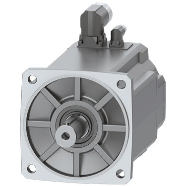 SIMOTICS S-1FK2 CT servo motor M0=50 Nm; PN = 7.1 kW at nN=2000 rpm (380-480 V); PN = 4.55 kW at nN=1000 rpm (200-240 V); degree of protection IP65; shaft D38x80 mm with feather key; absolute encoder single-turn 22-bit (encoder AS22DQC); with DRIVE-CLiQ plug M17; power connector size M40;