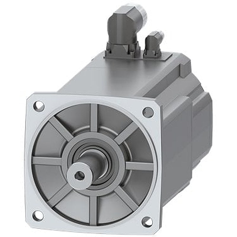 SIMOTICS S-1FK2 CT servo motor M0=50 Nm; PN = 7.1 kW at nN=2000 rpm (380-480 V); PN = 4.55 kW at nN=1000 rpm (200-240 V); with holding brake; degree of protection IP64; cylindrical shaft D38x80 mm; absolute encoder single-turn 22-bit (encoder AS22DQC); with DRIVE-CLiQ plug M17; power connector size M40;