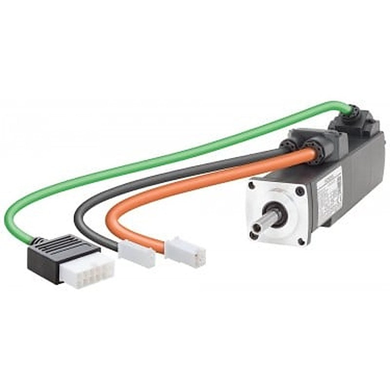 SIMOTICS S-1FL6 Operating voltage 230 V 3AC Pn=0.05 kW; Nn=3000 rpm M0=0.16 Nm; MN=0.16 Nm Shaft height 20 mm Incremental encoder TTL 2500 incr./rev. with feather key Tolerance N with holding brake Degree of protection IP65 with sealing ring compatible with the converters SINAMICS V90