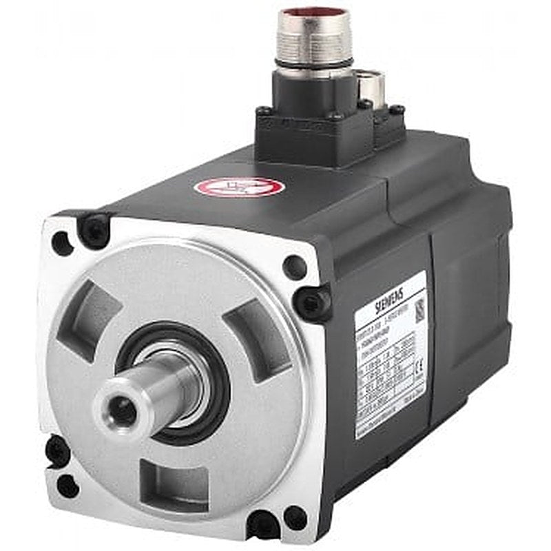 **spare part** SIMOTICS S-1FL6 operating voltage 400 V 3 AC PN=0.75 kW; NN=3000 rpm M0=3.5 Nm; MN=2.39 Nm shaft height 45 mm incremental encoder TTL 2500 incr./rev. with feather key, tolerance N with holding brake degree of protection IP65 with sealing ring compatible with the converters SINAMICS V70&V90