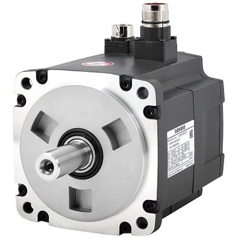 SIMOTICS S-1FL6-1FL6 operating voltage 400 V 3 AC PN=1.75 kW; NN=2000 rpm, M0=11 Nm; MN=8.36 Nm shaft height 65 mm incremental encoder TTL 2500 incr./rev. with feather key, tolerance N with holding brake degree of protection IP65 with sealing ring compatible with the converters SINAMICS V70&amp;V90