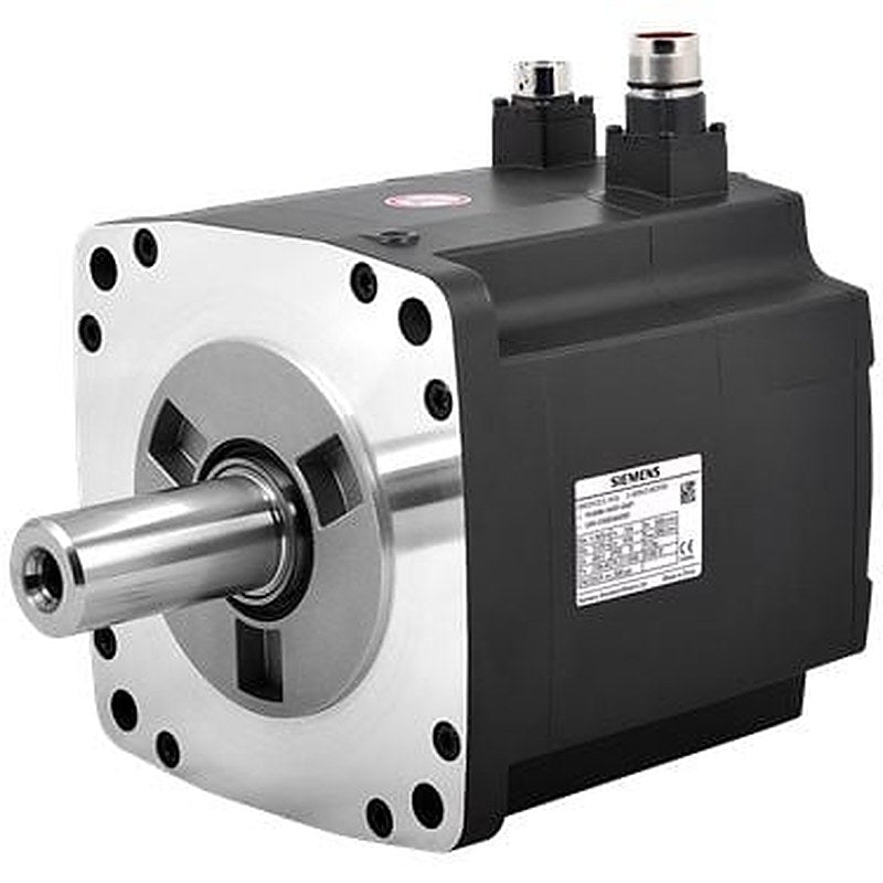 SIMOTICS S-1FL6-1FL6 operating voltage 400 V 3 AC PN=2.5 kW; NN=2000 rpm, M0=15 Nm; MN=11.9 Nm shaft height 90 mm absolute encoder 20-bit with feather key, tolerance without holding brake degree of protection IP65 with sealing ring compatible with the converters SINAMICS V70&V90