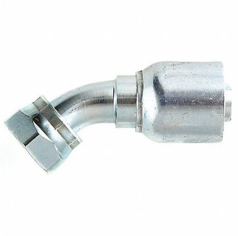 Parker 1J777-10-10 Hydraulic Fitting Female UNF, 45 °, Steel, 0.625 in Hose ID