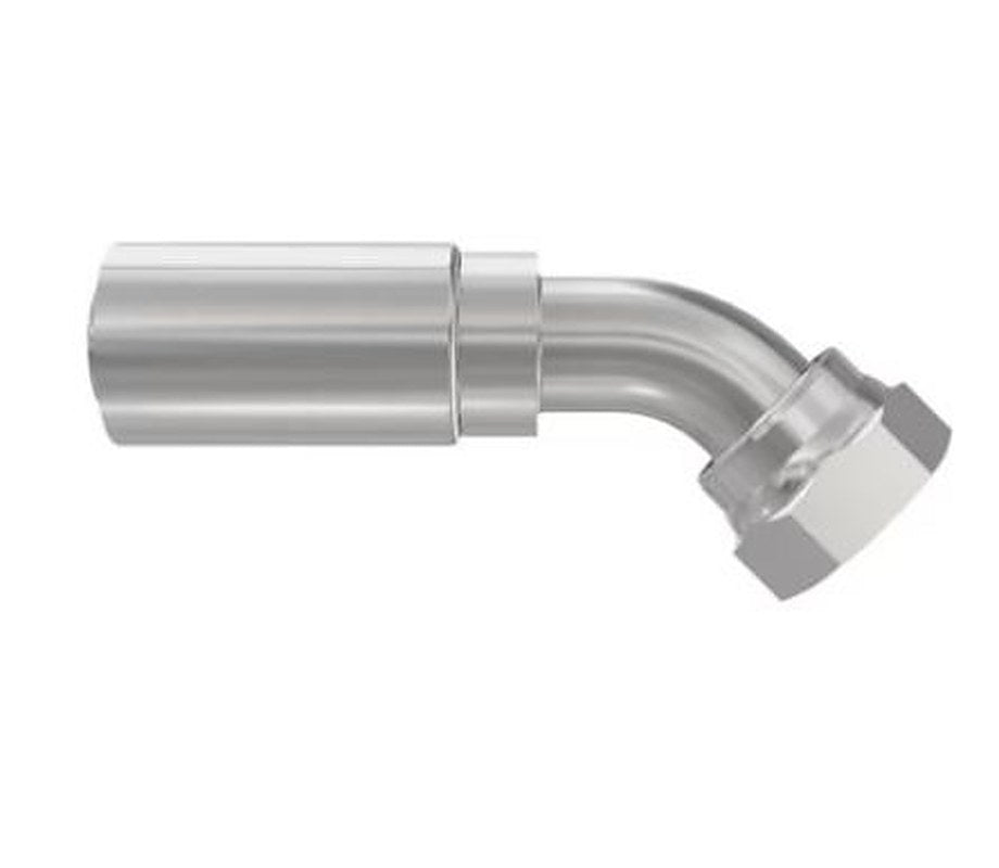Parker 1J777-8-8 Hydraulic Fitting Female UNF, 45 °, Steel, 0.5 in Hose ID