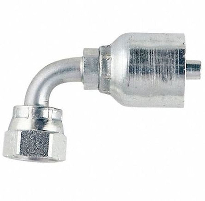 Parker 1J977-16-16 Hydraulic Fitting Female UNF, 90 °, Steel, 1 in Hose ID