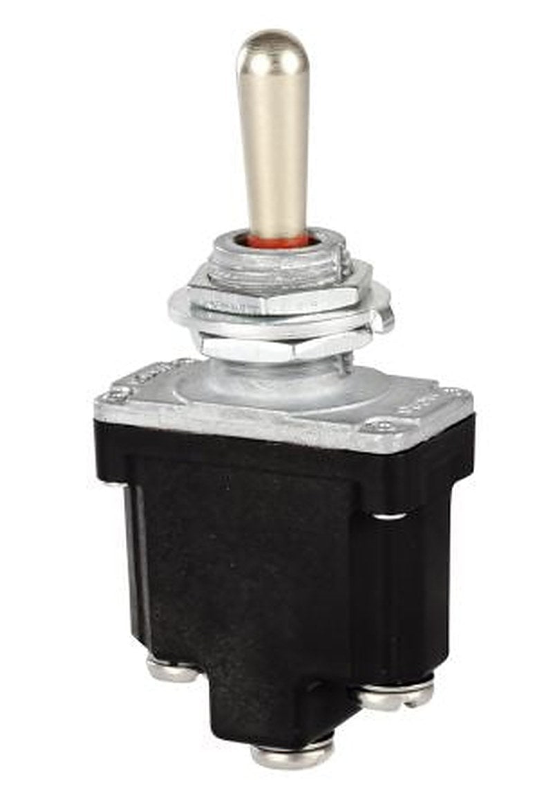 Honeywell Toggle Switch, Bushing Mount, On-Off-On, SPDT, Screw Terminal, 277 V ac