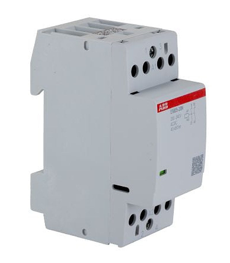 ABB ESB25 Contactor, 230V ac Coil, 2-Pole, 25 A, 1.3 kW 230V ac, 2 NO, 400V