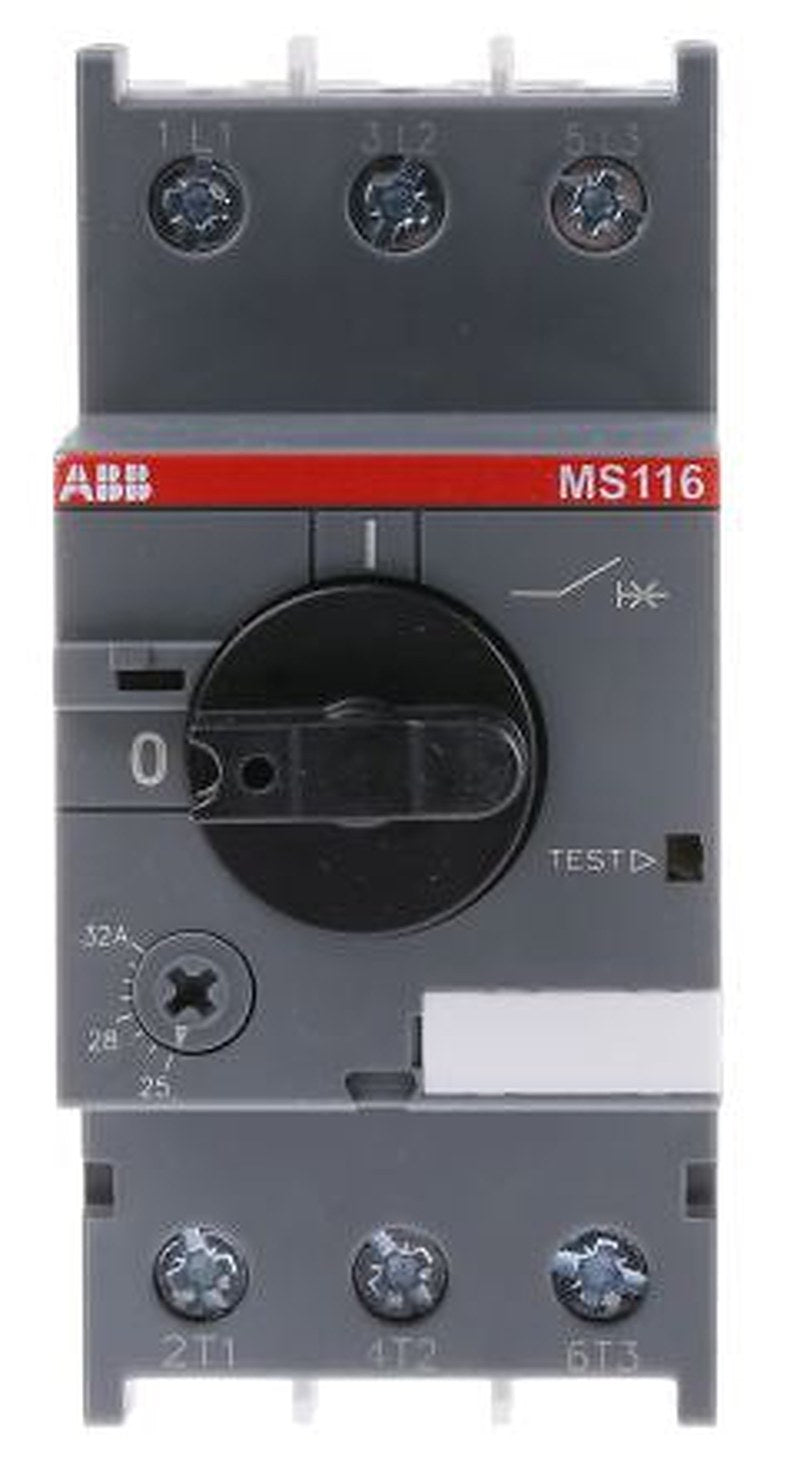 ABB 25A, 32 A MS116 Motor Protection Circuit Breaker, 690V, 70 °C, -25 °C