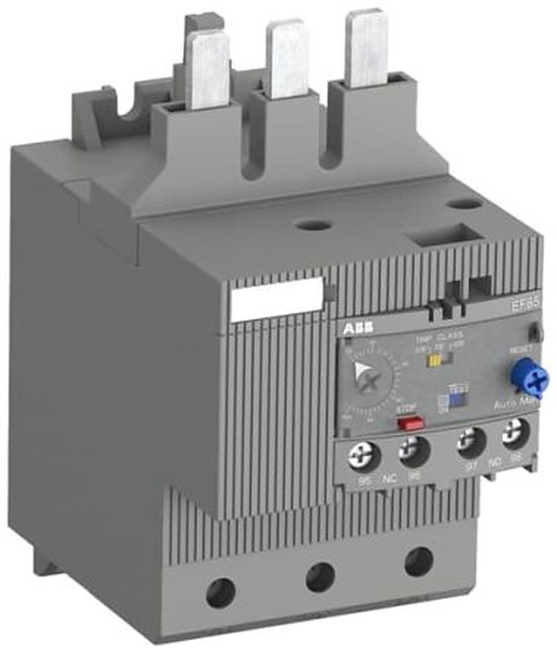 ABB, EF65-56 Electronic Overload Relay NO/NC, 20A, 56 A Contact Rating, 0.282 W 3