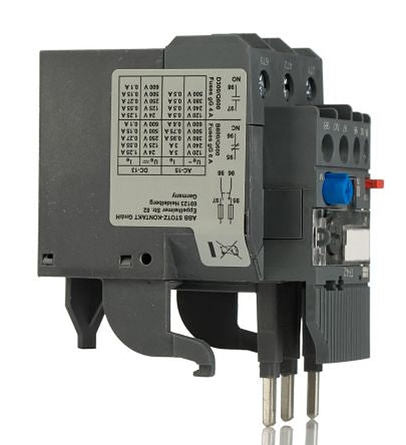 ABB, TF42 Thermal Overload Relay 1 NO/1 NC, 1.3A, 1.7 A F.L.C, 1.7A Contact Rating, 2 W 3