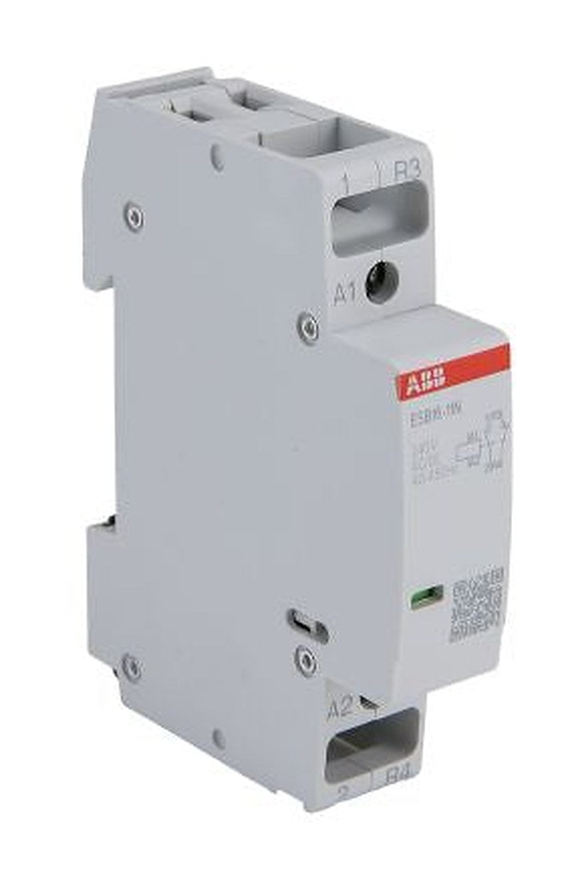 ABB ESB16 Contactor, 240V ac Coil, 2-Pole, 16 A, 3.7 kW 240V ac, 1 NO/1 NC, 250V