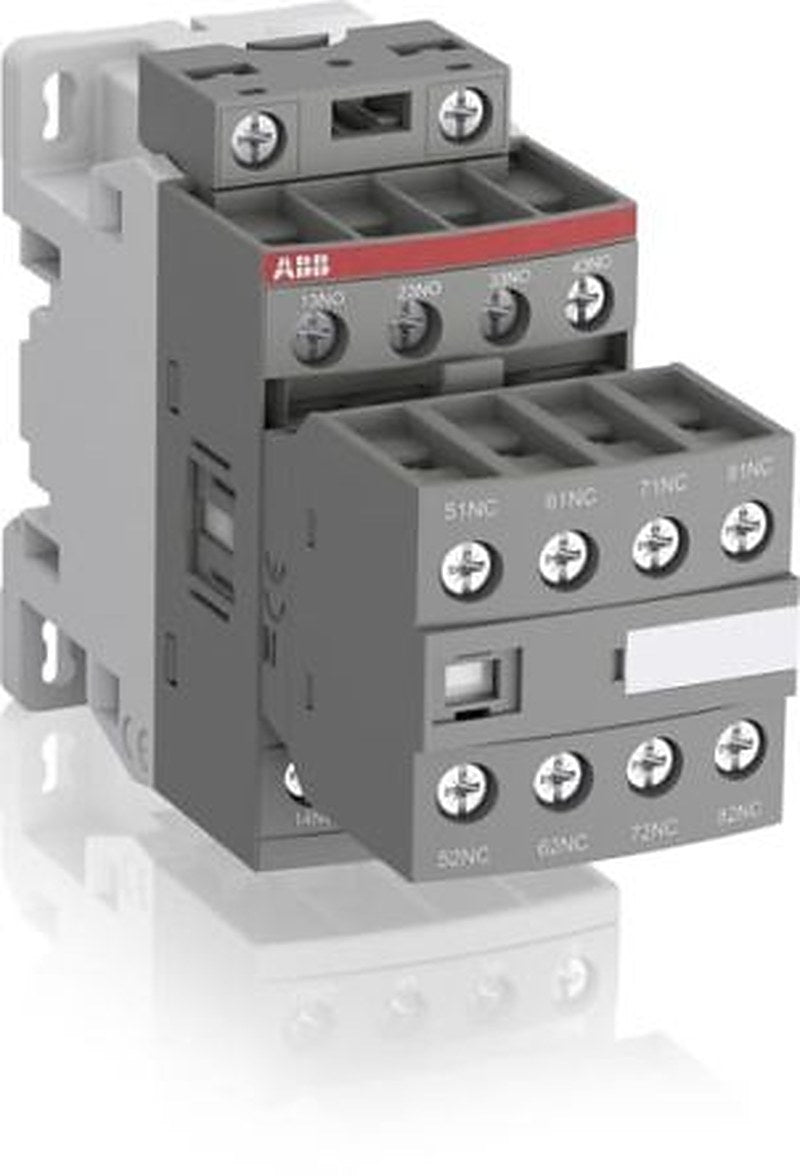 ABB NFZ62E-20 Contactor Relay, 12V dc, 20 V dc Coil, 8-Pole, 6 A, 0.14 kW 20V dc, 6 NO/2 NC, 690V