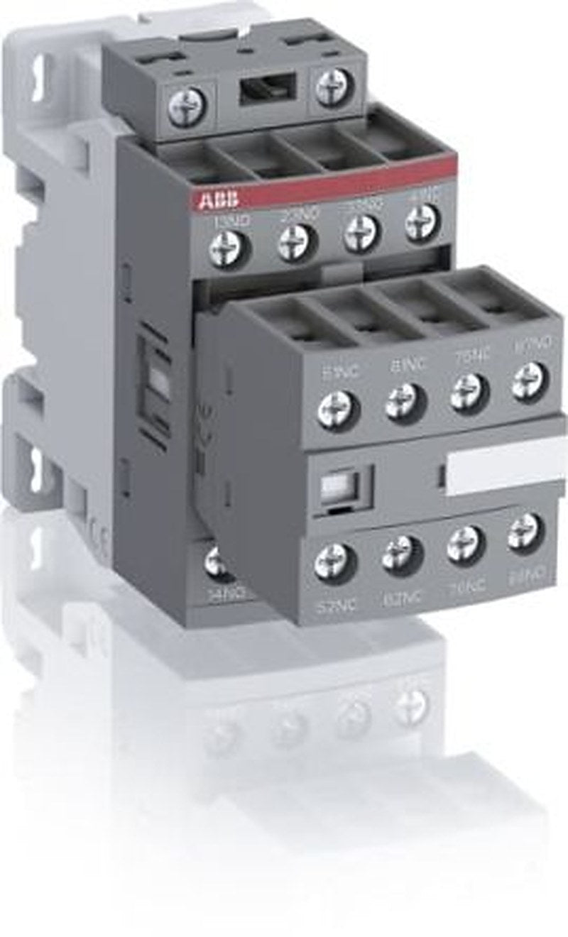 ABB Contactor Relay, 100V, 250 V Coil, 8-Pole, 4 A 100V, 250 V, 4 NO/4 NC, 690V