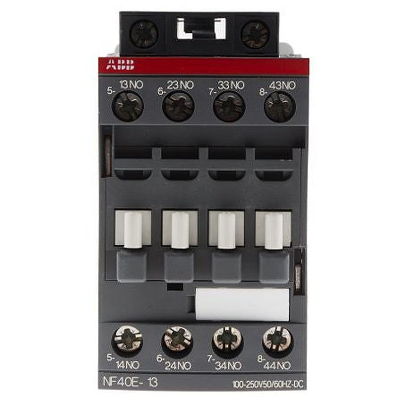 ABB NF Contactor Relay, 230V ac/dc Coil, 4-Pole, 6 A 250V, 4 NO, 690V ac