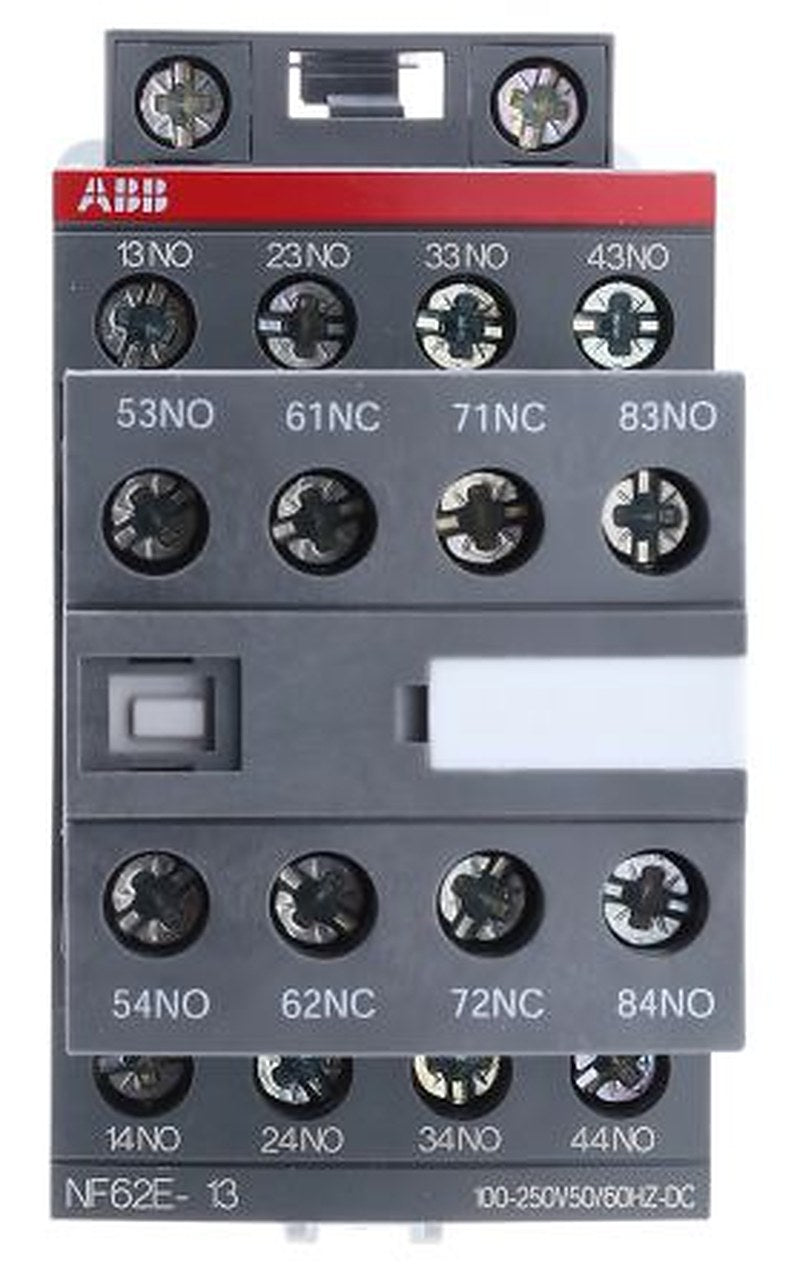 ABB NF Contactor, 230V ac Coil, 8-Pole, 6 A 250V, 6 NO/2 NC, 690V ac