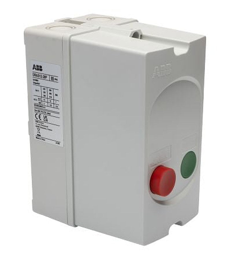 ABB DRAS12-28P Motor Starter, DOL, 400V, 4 kW, 1 Phase