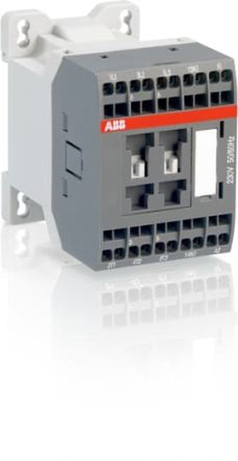 ABB 1SBL10 Contactor, 24V ac Coil, 3-Pole, 9 A, 4 kW 24V, 3 NO/1 NC, 690V