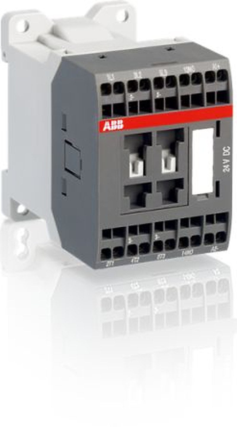 ABB 1SBL10 Contactor, 690V Coil, 3-Pole, 9 A, 4 kW 24V, 4 NO, 690V