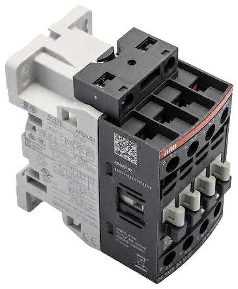 ABB AF Contactor, 130V, 48 V Coil, 3-Pole, 4 A, 4 kW 130V, 48 V, 3 NO, 690V