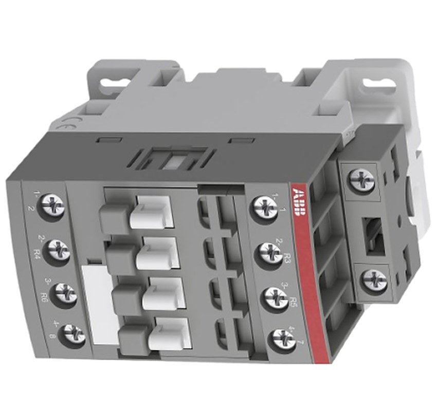 ABB AF Contactor, 130V, 48 V Coil, 4-Pole, 25 A, 4 kW 130V, 48 V, 2 NO/2 NC, 690V