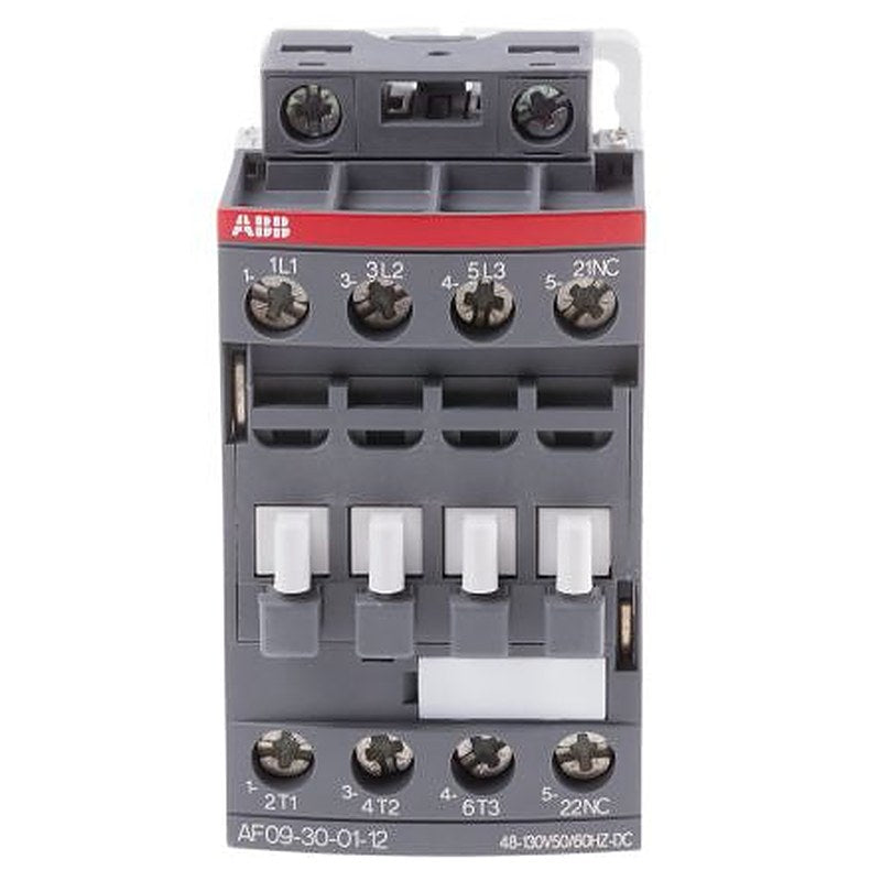 ABB AF09 Contactor, 110V dc Coil, 3-Pole, 7 A, 4 kW 130V, 3 NO, 690V ac
