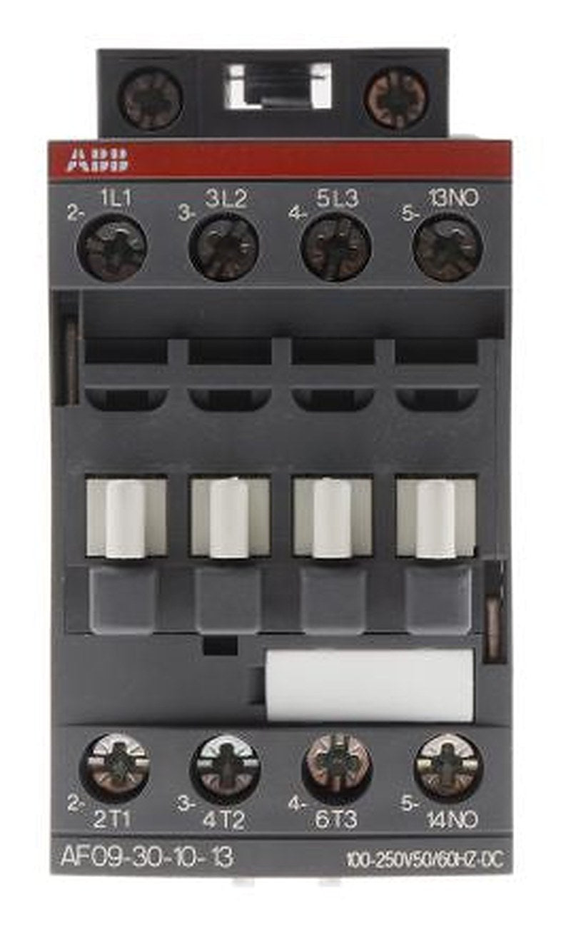 ABB AF09 Contactor, 230V ac Coil, 3-Pole, 4 kW 250V, 3 NO, 690V ac