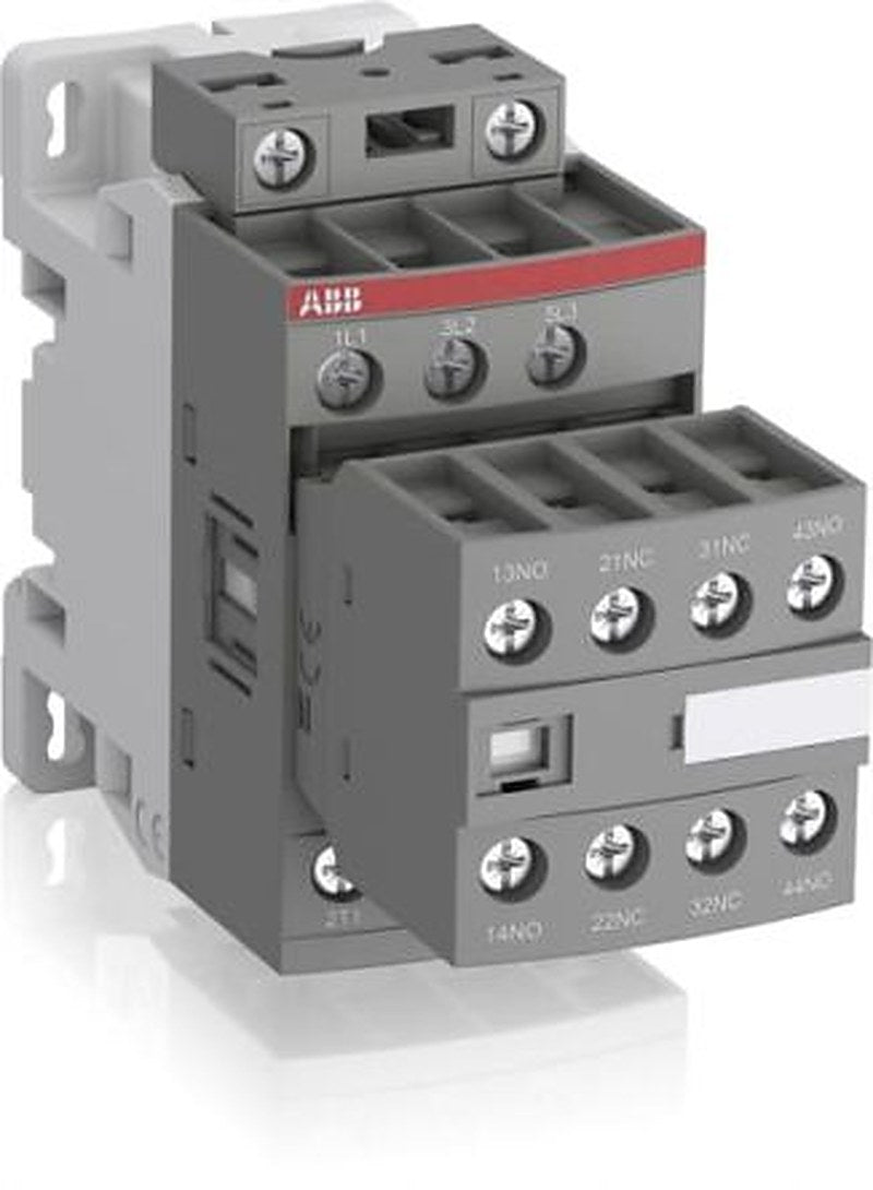 ABB 1SBL13 Contactor, 250V, 500 V Coil, 3-Pole, 25 A, 5.5 kW 250V, 500 V, 5 NO/2 NC, 690V