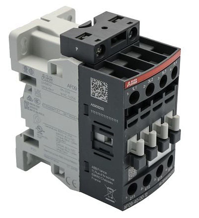 ABB AF09 Contactor, 130V Coil, 4-Pole, 7 A, 4 kW 48V, 4 NO, 690V ac