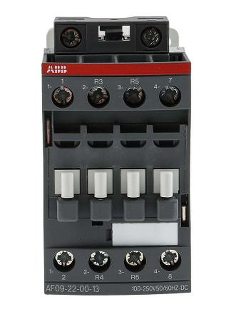 ABB AF09 Contactor, 230V ac Coil, 4-Pole, 4 kW 130V, 2 NO/2 NC, 690V ac