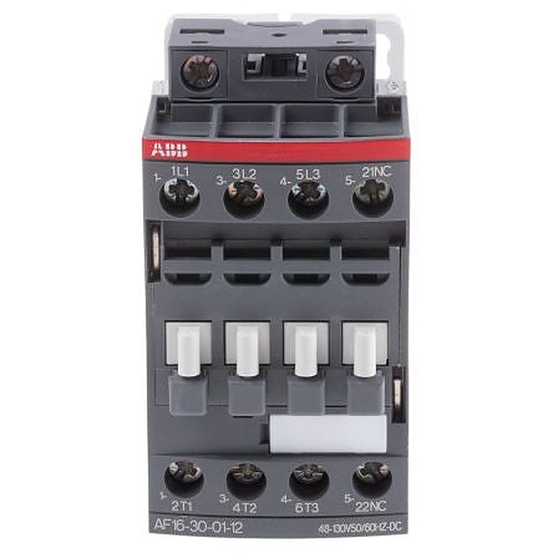 ABB AF16 Contactor, 110V dc Coil, 3-Pole, 10.5 A, 7.5 kW 130V, 3 NO, 690V ac