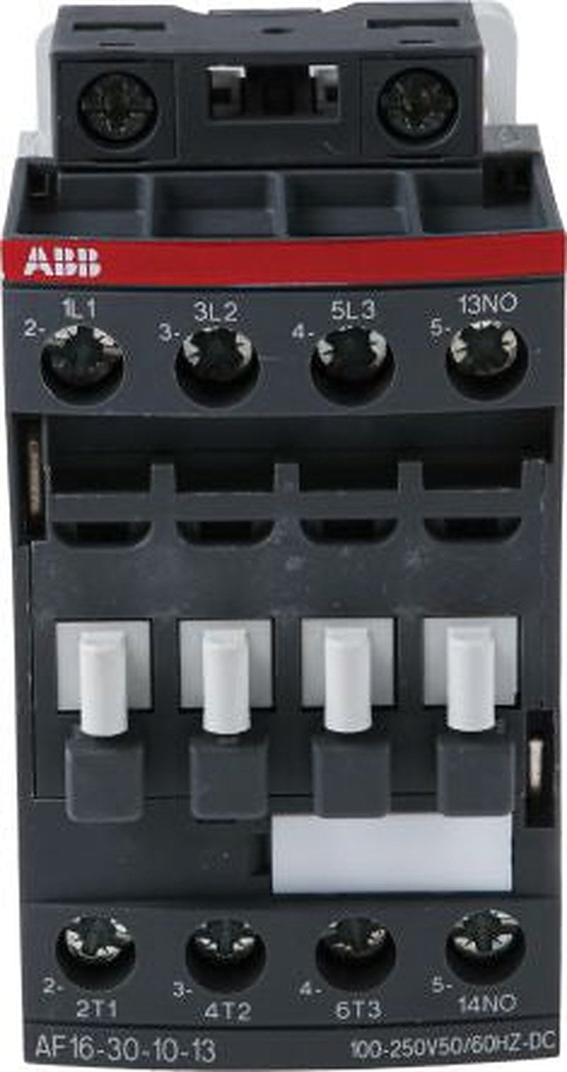 ABB AF16 Contactor, 230V ac Coil, 3-Pole, 30 A, 7.5 kW 130V, 3 NO, 690V ac
