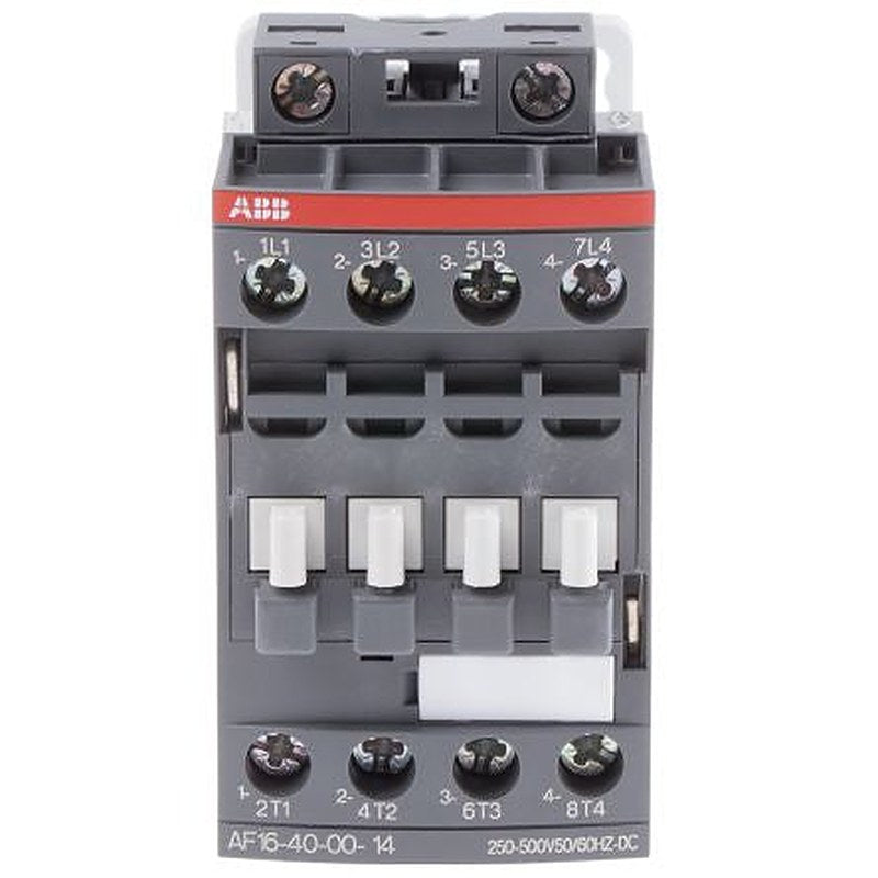 ABB AF16 Contactor, 250V ac/dc, 500 V ac/dc Coil, 4-Pole, 7.5 kW 500V ac/dc, 4 NO, 690V ac