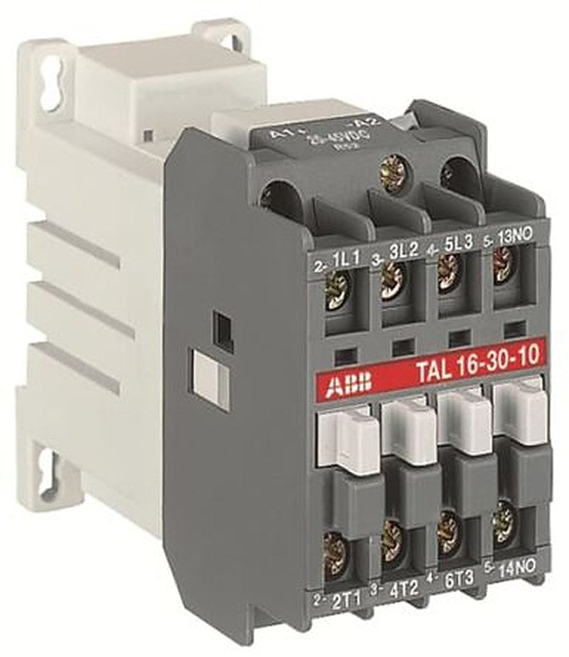 ABB TAL Contactor, 17V, 32 V Coil, 3-Pole, 4 A, 9 kW 17V, 32 V, 3 NO, 690V