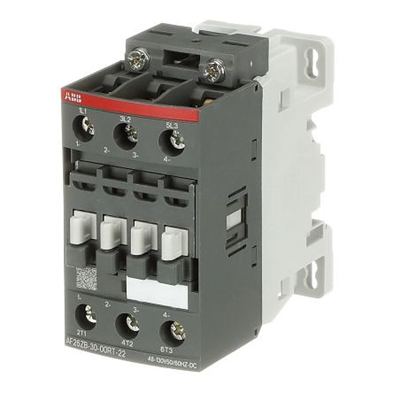 ABB AF Contactor, 130V, 48 V Coil, 3-Pole, 26 A, 11 kW 130V, 48 V, 3 NO, 690V