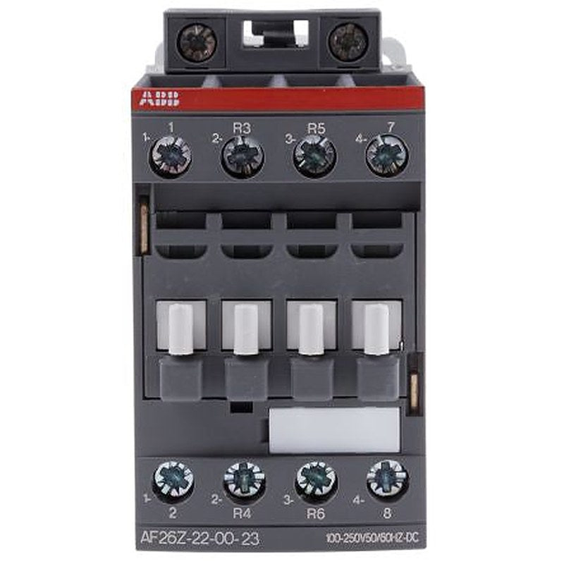 ABB AF26Z Contactor, 230V ac Coil, 4-Pole, 45 A, 11 kW 250V, 2 NO/2 NC, 690V ac
