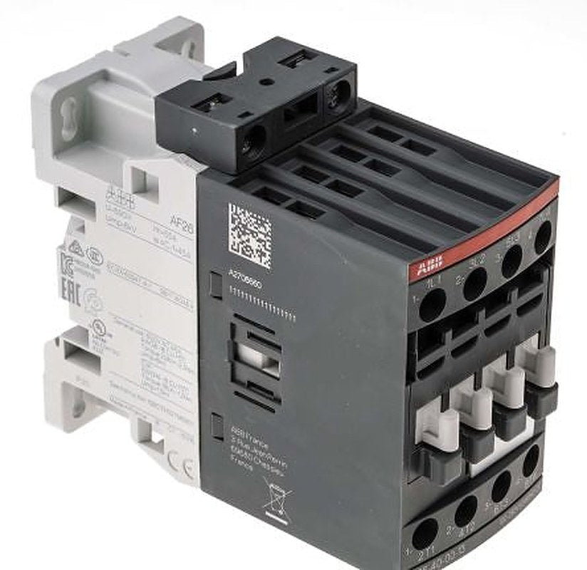 ABB AF26 Contactor, 230V ac Coil, 4-Pole, 45 A, 11 kW 250V, 4 NO, 690V ac