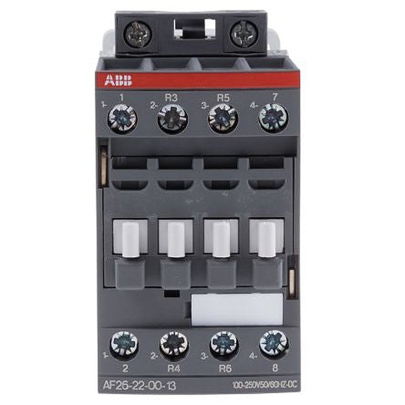 ABB AF26 Contactor, 230V ac Coil, 4-Pole, 45 A, 11 kW 250V, 2 NO/2 NC, 690V ac