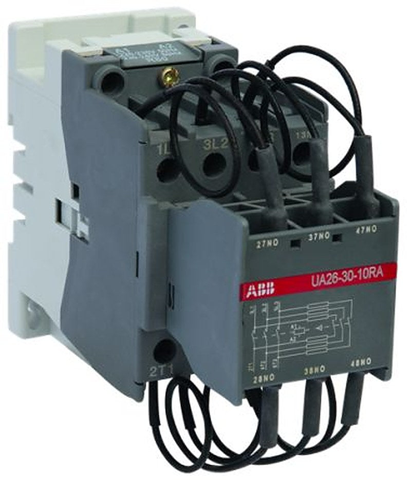 ABB UA26-30-10RA Contactor, 230V, 240 V Coil, 3-Pole, 4 A 230V, 240 V, 4 NO, 690V