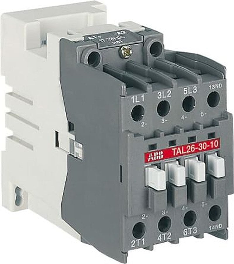 ABB TAL26 Contactor, 17V, 32 V Coil, 3-Pole, 4 A, 15 kW 17V, 32 V, 3 NO, 690V