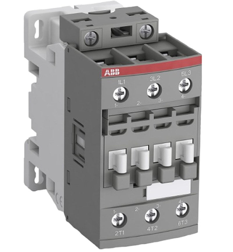 ABB AF Contactor, 130V, 48 V Coil, 3-Pole, 50 A, 18.5 kW 130V, 48 V, 3 NO, 690V