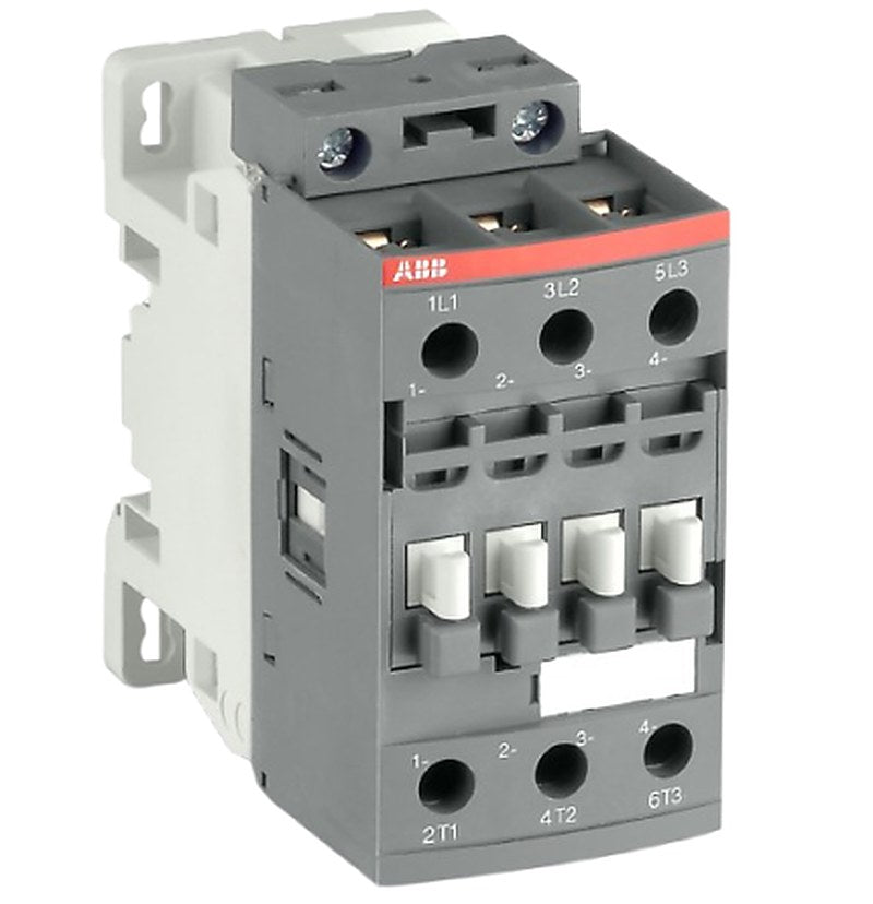 ABB AF30ZB-30-00-22 Contactor, 130V, 48 V Coil, 3-Pole, 50 A, 15 kW 130V, 48 V, 3 NO, 690V