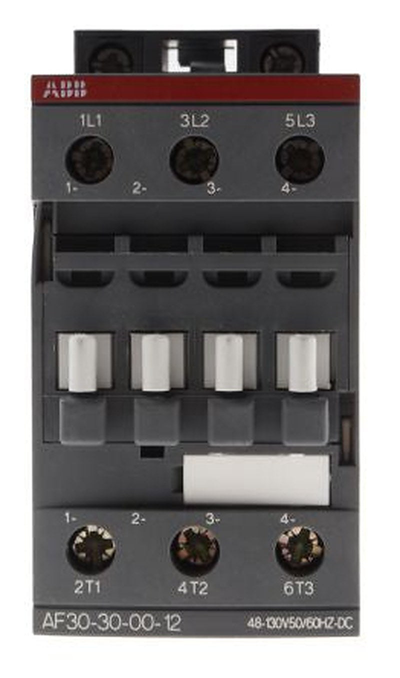 ABB AF Contactor, 110V ac/dc Coil, 3-Pole, 21 A, 15 kW 130V, 3 NO, 690V ac