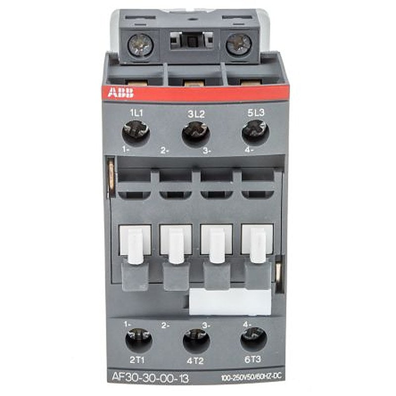 ABB AF30 Contactor, 230V dc Coil, 3-Pole, 21 A, 15 kW 250V, 3 NO, 690V ac