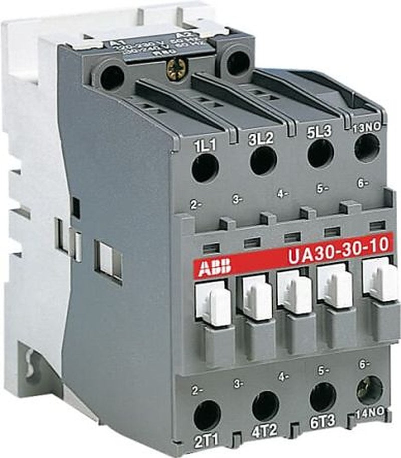ABB UA.. 3-pole contactors Contactor, 230V, 260 V Coil, 3-Pole, 4 A 230V, 240 V, 3 NO, 690V